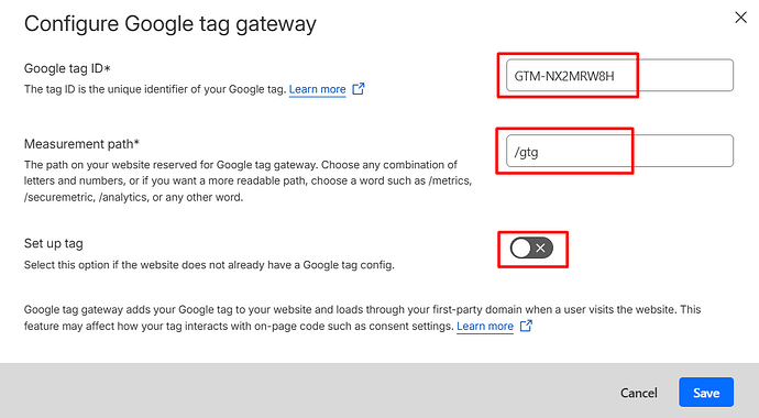 підключення Google Tag Gateway зі сторони Cloudflare крок 3